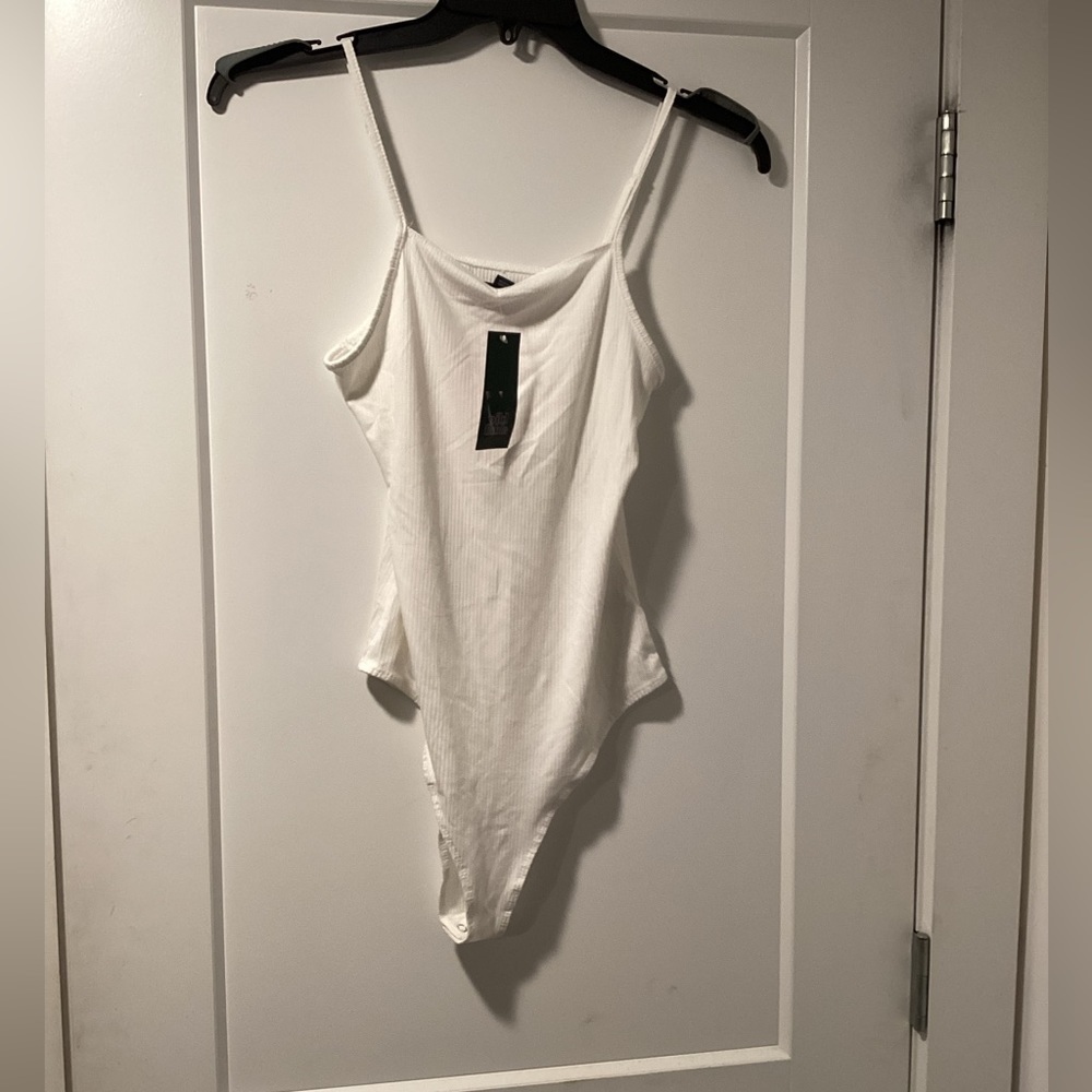 Nwt Wild‎ Fable Size M Bodysuit White